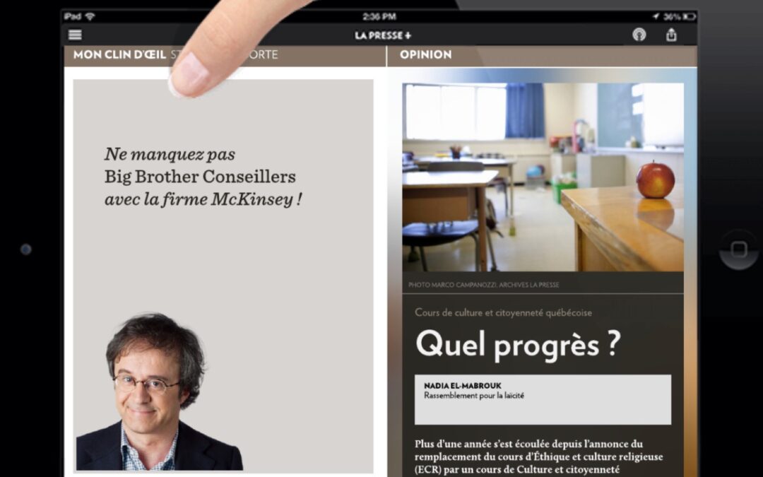 Cours de culture et citoyenneté québécoiseQuel progrès ?