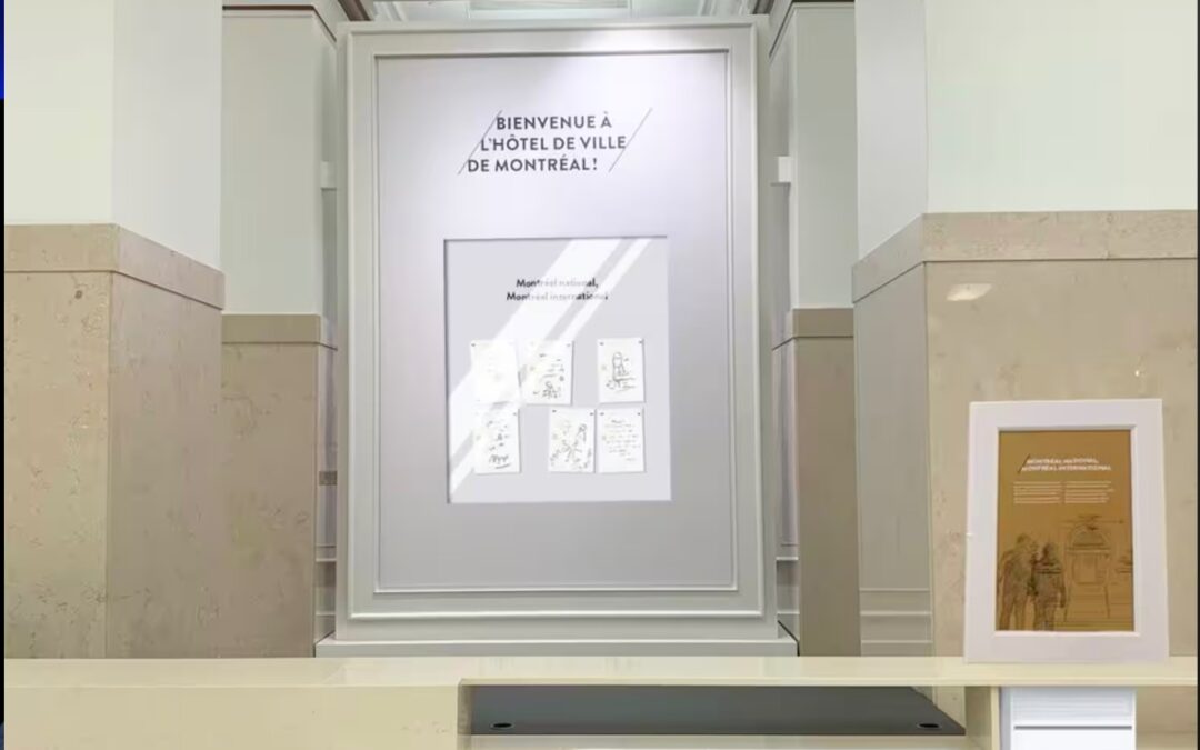L’affiche controversée de l’hôtel de ville de Montréal présentant une femme voilée sera remplacée par un espace participatif