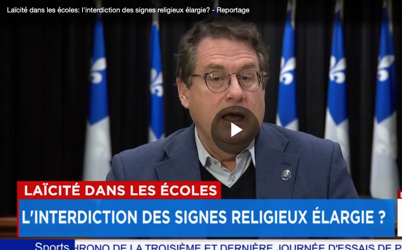 Manquements à la laïcité dans 17 écoles: après les profs, Drainville songe à interdire les signes religieux à d’autres membres du personnel scolaire