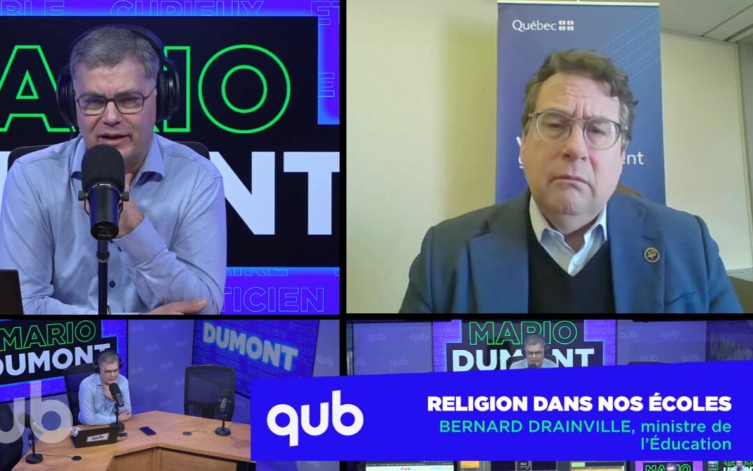 Laïcité dans nos écoles: «Là, ça va prendre du courage» – Bernard Drainville