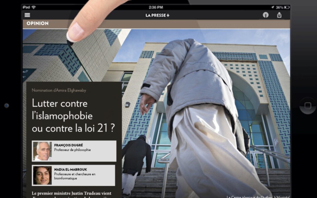 LUTTER CONTRE L’ISLAMOPHOBIE OU CONTRE LA LOI 21 ?
