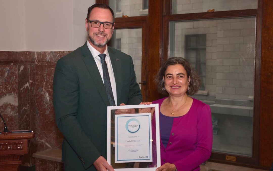 Félicitations à Nadia El-Mabrouk !