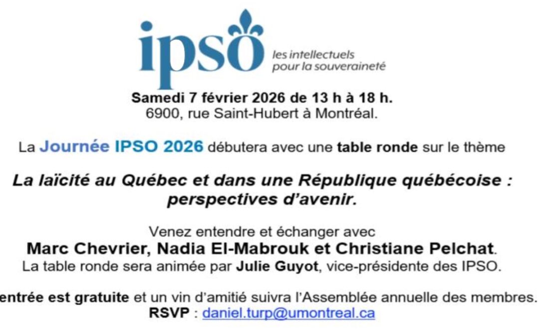 Journée IPSO 2026